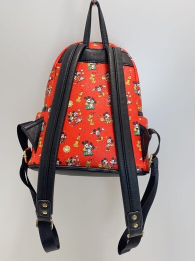 画像：Disneyリュック/--/RED/総柄3