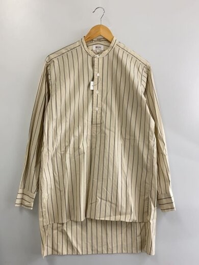商品画像：BRITISH MADE/長袖シャツ/S/コットン/CRM/ストライプ// 1