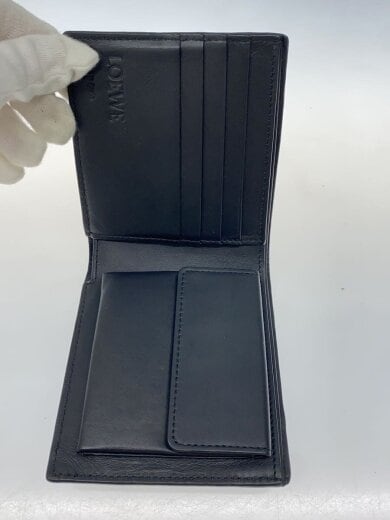 商品画像：2つ折り財布/レザー/BLK/メンズ// 4