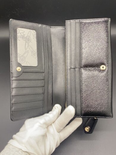 商品画像：長財布/レザー/BLK/レディース 4