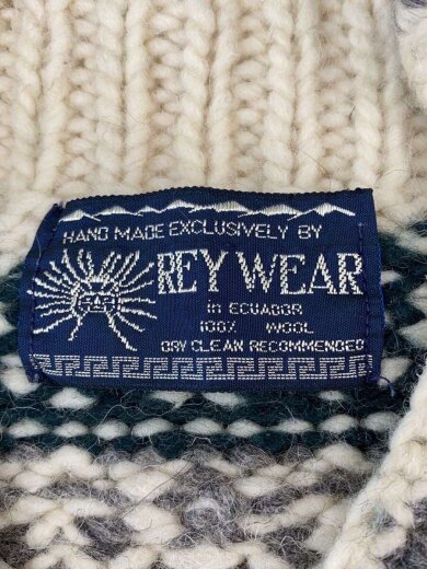 商品画像：RAY WEAR/ニット・セーター(厚手)エクアドル製/ウール/CRM/総柄 3