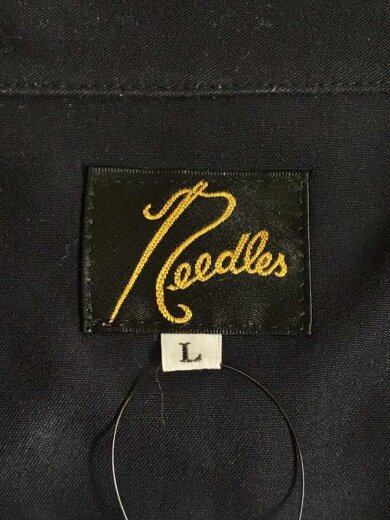 商品画像：S/S COWBOY ONE-UP SHIRT/半袖シャツ/L/レーヨン/NVY/無地/KP383 3