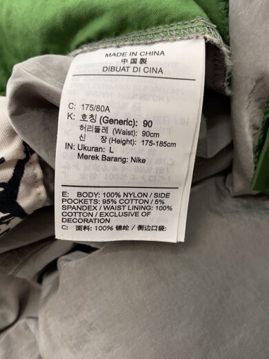 商品画像：AS M J OW BAGGY SHORT/ショートパンツ/L/ナイロン/GRN/DM7472-361 5