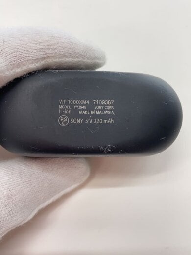 商品画像：イヤホン・ヘッドホン WF-1000XM4 (B) [ブラック]// 7
