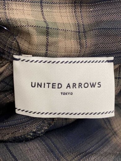 商品画像：長袖ブラウス/--/--/BEG/チェック/1521-162-1372 3