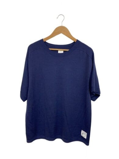 商品画像：ホールガーメントハーフスリーブクルー/L/ウール/NVY/KSU32171 1