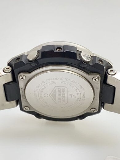 商品画像：ソーラー腕時計・G-SHOCK/デジアナ/BLK/SLV 3