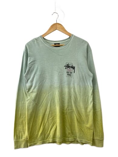 商品画像：スカル/フラワー/長袖Tシャツ/M/コットン/GRN 1