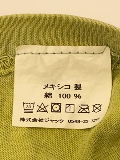 商品画像：スカル/フラワー/長袖Tシャツ/M/コットン/GRN 4