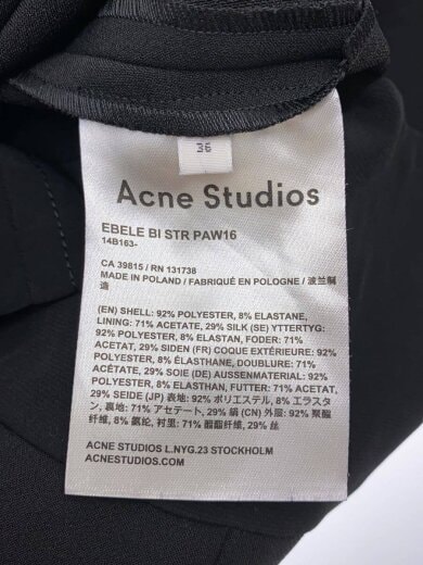 商品画像：長袖ワンピース/36/ナイロン/BLK 4