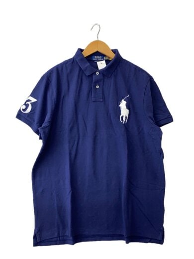 商品画像：ポロシャツ/ビッグポニー/XL/コットン/NVY/無地// 1
