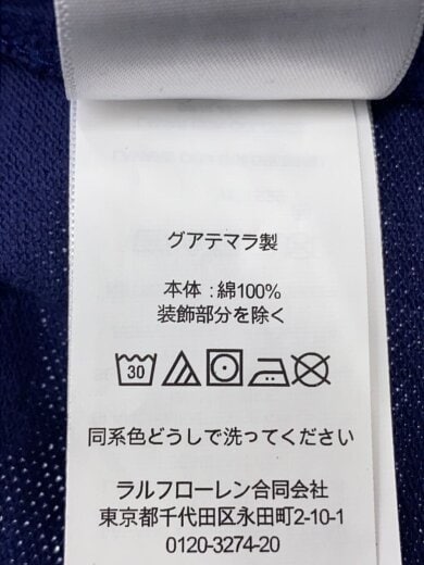 商品画像：ポロシャツ/ビッグポニー/XL/コットン/NVY/無地// 4