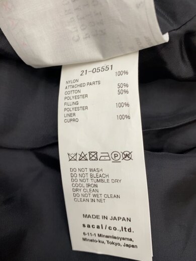 商品画像：スカート/1/ナイロン/BLK/21-05551 5