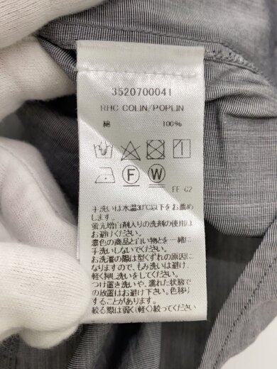 商品画像：RHC COLIN POPLIN/半袖シャツ/S/コットン/GRY/3520700041 4