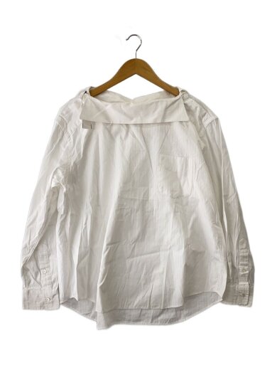 商品画像：ストライプブラウス/長袖ブラウス/36/コットン/WHT/無地/TA81-FJ005 1