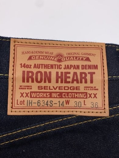 商品画像：セルビッチジーンズ/14oz/ボトム/30/コットン/IDG/無地/634S 4