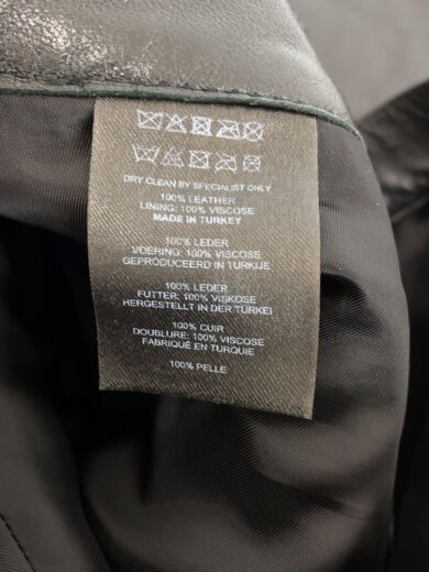 画像：DRIES VAN NOTEN22AW/5 POCKET LEATHER TROUSERS/ボトム/31/レザー/BLK//6