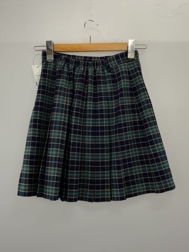 商品画像：タータンチェック/プリーツ/スカート/--/--/GRN/チェック 2