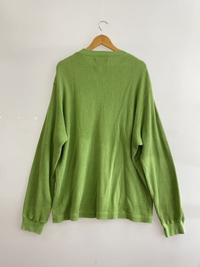商品画像：Long Sleeve Waffle T-Shirt/2/コットン/GRN/無地/11252411608// 2