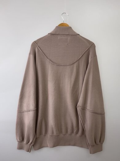 商品画像：Re-knitting High Gauge Polo Cardigan/2/コットン/CRM/112523616// 2