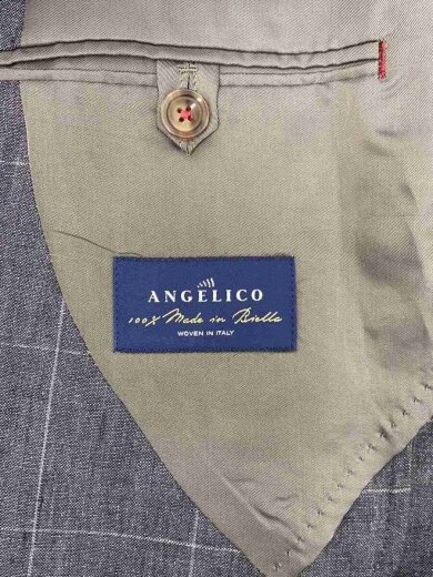 商品画像：セットアップ/4/リネン/GRY/チェック 4