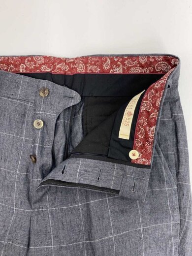 商品画像：セットアップ/4/リネン/GRY/チェック 9