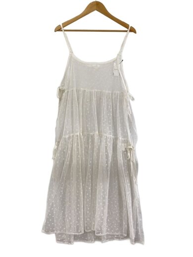 商品画像：キャミワンピース/FREE/ポリエステル/WHT/無地/23SSCV038 1