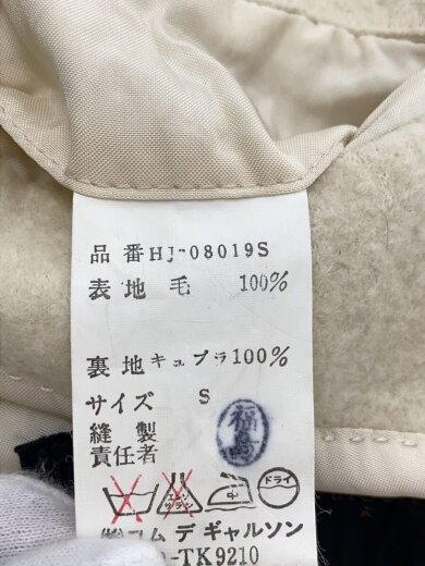 商品画像：テーラードジャケット/S/ウール/WHT/HJ-08019S// 4