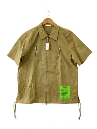 商品画像：ZIP SHIRT/半袖シャツ/L/ナイロン/BEG// 1
