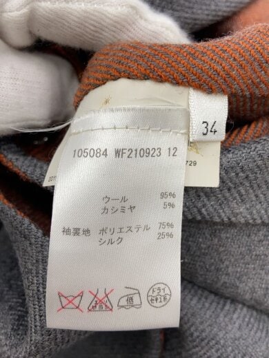 商品画像：チェスターコート/34/ウール/GRY// 4