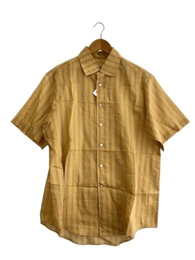 商品画像：半袖シャツ/46/コットン/BEG/ストライプ/SS25SS00SH-C// 1