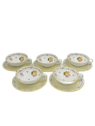 商品画像：カップ&ソーサー/5点セット// 1