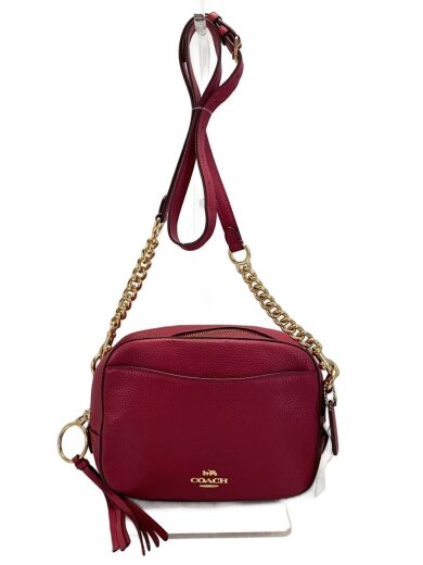 商品画像：ショルダーバッグ_カメラバッグ_オールレザー/レザー/PNK 1