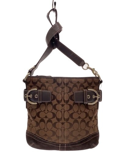 商品画像：ショルダーバッグ_シグネチャー/キャンバス/BRW 1