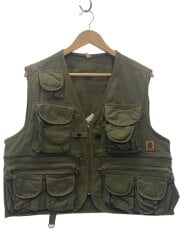 CATCH THE LION/ハンティングベスト/MADE IN ITALY/M/コットン/KHK