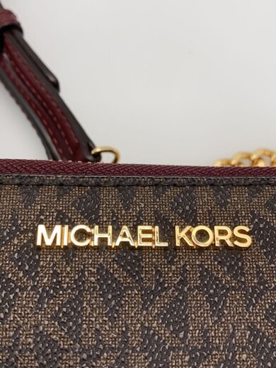 画像：MICHAEL KORSショルダーバッグ/--/BRD/無地/35S1GXOC5B5