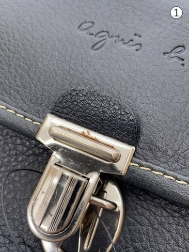 商品画像：ウエストバッグ/フェイクレザー/BLK 7