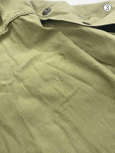 商品画像：60-70s/ユーリティシャツ/長袖シャツ/コットン/KHK 6