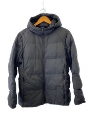 ダウンコート/M/ナイロン/GRY/ND92132Z/スレ有/背面ダメージ有