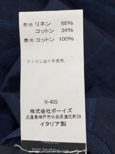 商品画像：テーラードジャケット/50/リネン/NVY/J101 4