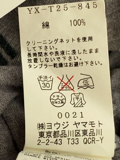 商品画像：Tシャツ/3/コットン/GRY/YX-T25-845// 5