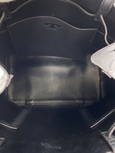 商品画像：ブロックT ドローストリング/トートバッグ/レザー/BLK 6