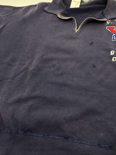 商品画像：50S/Russell Southern/スウェット/L/--/NVY/ハーフジップ/半袖/刺繍 7