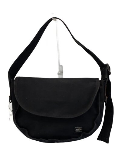 商品画像：ショルダーバッグ/キャンバス/BLK/無地 1