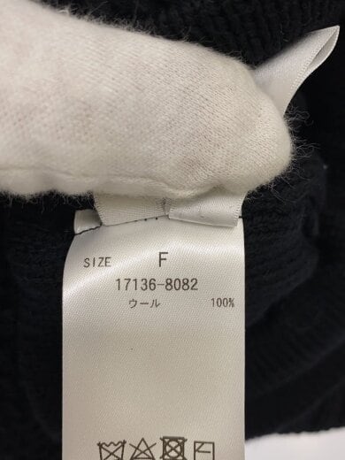 商品画像：WOOL KNIT EAR CAP/FREE/ウール/BLK/レディース/17136-8082 6