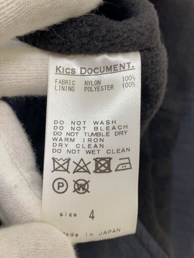 商品画像：コート/4/ナイロン/BLK/05-1803-1001-15 3