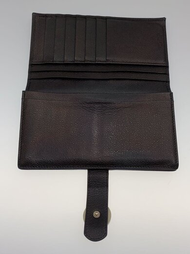 商品画像：長財布/レザー/BLK/無地/メンズ 4