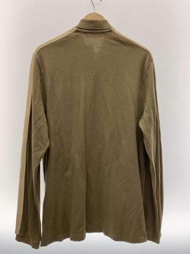 商品画像：モノグラムピケトラックポロシャツ/袖ライン/長袖シャツ/L/コットン/BEG 2