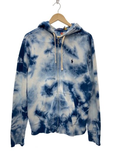 画像：POLO RALPH LAURENジップパーカー/M/コットン/NVY/タイダイ1