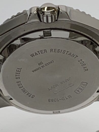 商品画像：ダイバー/クォーツ腕時計/アナログ/BLK/SLV/MTD-1053 3